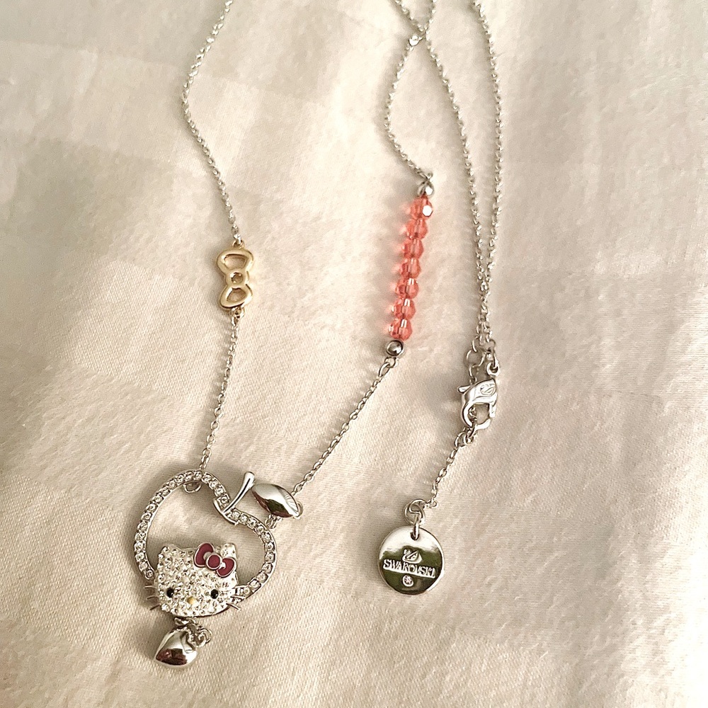 Sanrio Swarovski Hello Kitty Sweet Apple Necklace - LIMITED EDITION RARE